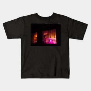 purple wave Kids T-Shirt